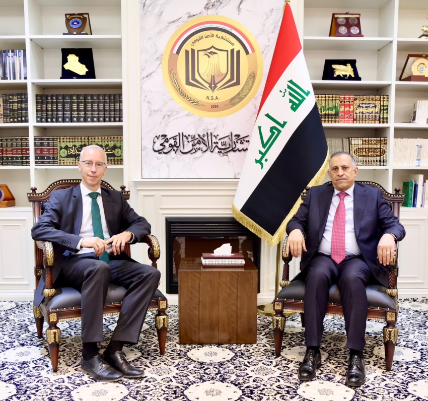 مستشارية الأمن القومي تبحث مع برلين سبل تعزيز الشراكة الاستراتيجية والتنسيق الاستخباري