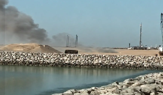سقوط طائرة مسيرة مجهولة قرب ميناء الفاو الكبير دون تسجيل إصابات