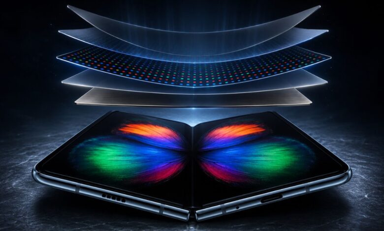 سامسونج تطلق تقنية "Flex Titanium" لمعالجة تجاعيد الشاشات في الهواتف القابلة للطي