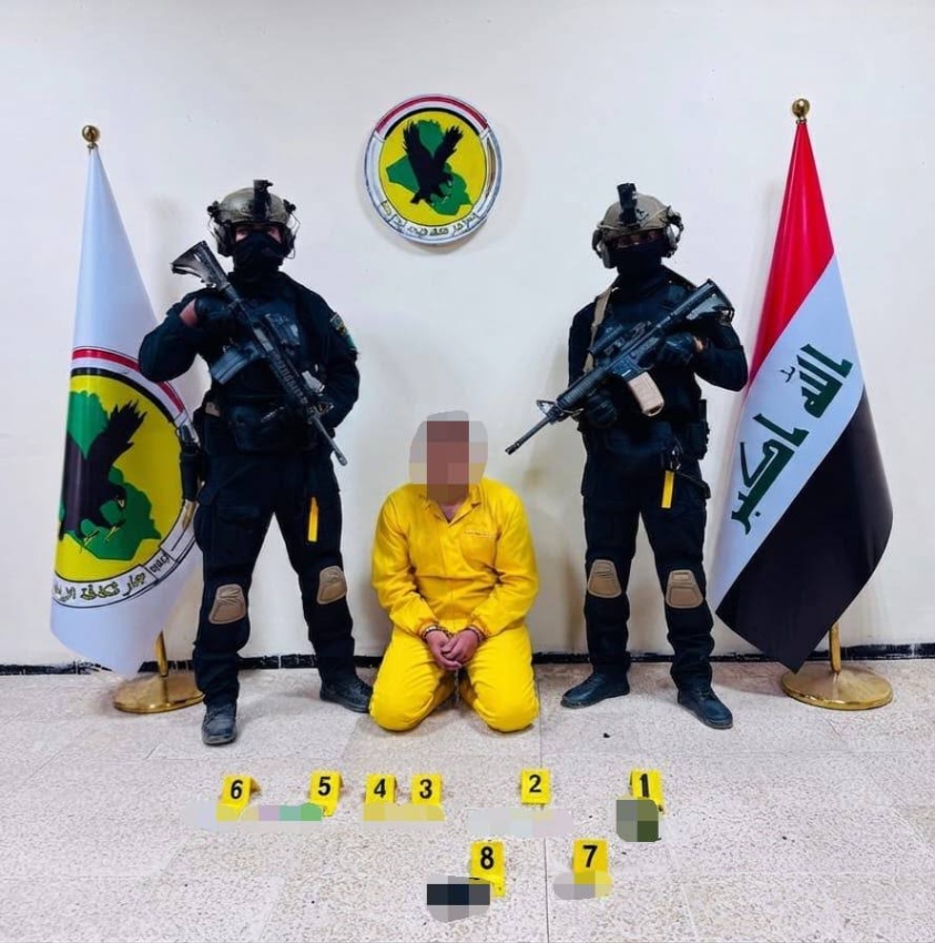 الإطاحة بعنصرين إرهابيين وتدمير خمسة أوكار في السليمانية وكركوك