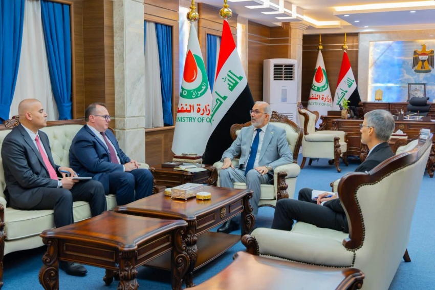 Iraqi Oil Minister Discusses Energy Cooperation with US Chargé d'Affaires