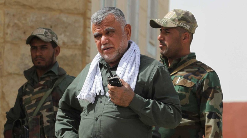 Al-Amiri Calls for Political Calm, Warns Against External Interference in Arms Control