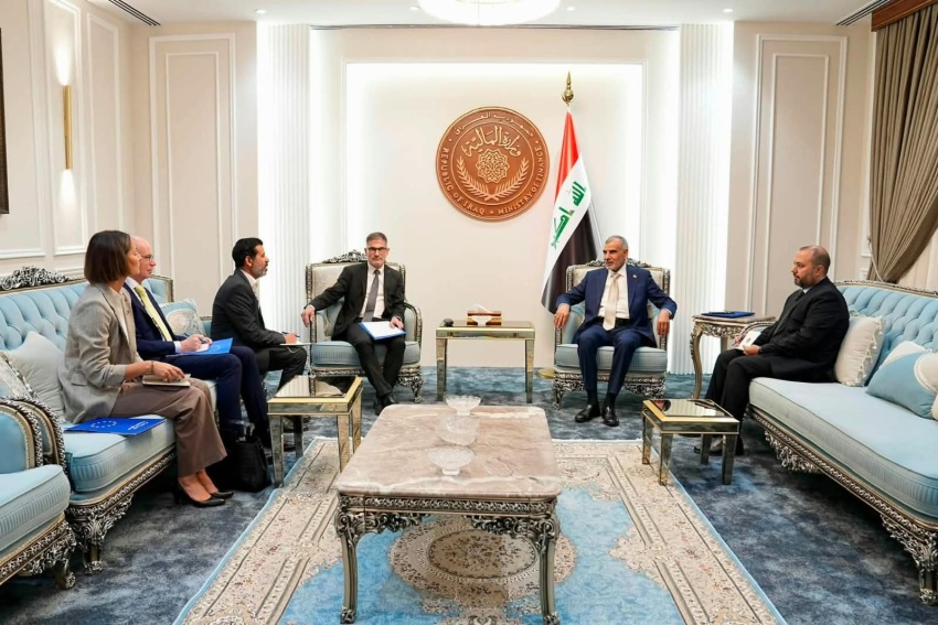 وزير المالية يناقش مع بعثة الاتحاد الأوروبي مسارات الإصلاح المالي بالموازنة القادمة