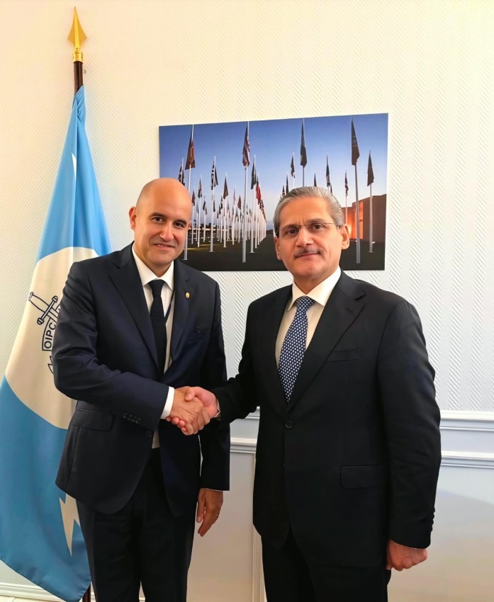 From Paris: Integrity Commission Chief Meets Interpol President to Pursue Corruption Fugitives