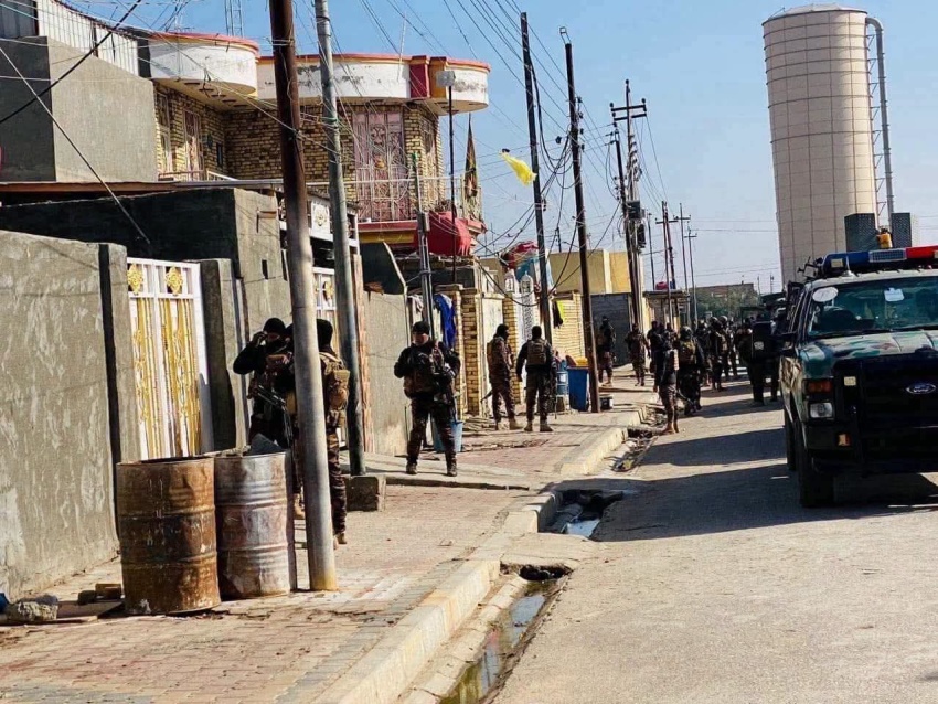 انطلاق عملية أمنية واسعة لتعقب المطلوبين في قضاء قلعة صالح بميسان