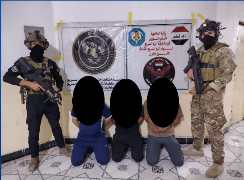 الإطاحة بثلاثة متهمين في قضية اغتيال مسؤول محلي في محافظة ديالى