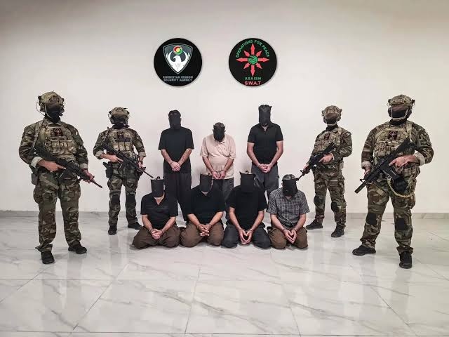 الأسايش يعلن تفكيك شبكة إرهابية واعتقال 22 عنصراً في إقليم كردستان